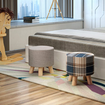 European modern simple cute mushroom stool Comfortable and dirty creative Japanese small bench Non-slip wear-resistant load-bearing strong