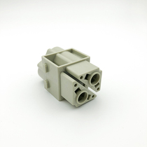 Heavy-duty connector 2 Core Cold pressed combined module H2MK-002-MC FC 100A 1000V 8KV Large current