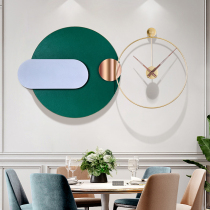 Light luxury modern decorative wall clock living room home clock creative fashion simple art hanging watch Wall silent clock