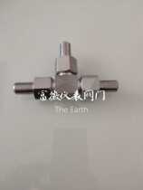 304 stainless steel butt welding tee three-way middle joint welding type three-way pipe connector 14 18