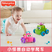 FISHER-PRICE Fisher-PRICE new product little monster automatic learning climbing car Children children learning climbing educational toys