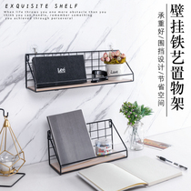 Non-perforated wall wall storage rack wall hanging bedside wall partition decoration wall dormitory artifact storage rack