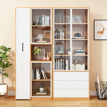 Guyi study furniture bookcase desk one simple modern household locker Multi-function magazine cabinet combination