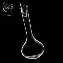 French bow and arrow CS imported crystal glass wine wine decanter wine bottle passer with lid