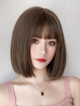 Wiggirl short hair summer lovely aging Qi Liu Haibo skull hair natural round face repair wig