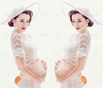 New 2020 photo studio pregnant woman photo photo theme clothing sexy retro lace maternity dress