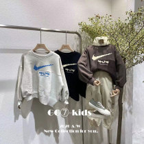 Boy necropolis 2022 Spring new foreign air Han version splicing spring clothing boy CUHK child blouses with child blouses