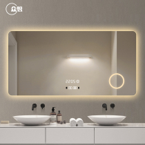 Think smart bathroom mirror led with lamp toilet mirror Wall Wall anti-fog toilet wash table wall bathroom mirror