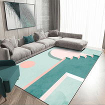 Nordic light and luxurious waterproof rug Erasable Rind Wind Bedroom Full Bunk Bed Room Large Area Pvc Tea Table Blanket