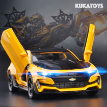 New Bumblebee alloy car model childrens boy toy Chevrolet Comaro Jingang deformation Jianyuan