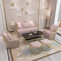  Popular light luxury coffee table Nordic rectangular tempered glass table small apartment double-layer fashion creative simple postmodern