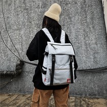 Large capacity Hong Kong style student tooling backpack School bag backpack street trend hip hop