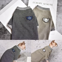 YH-Sesame Street Brief trendy hit bottom T-shirt with no hairy cat clothes warm German