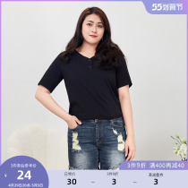 (clear cabin RMB30 ) ultra large size womens clothing fat sister summer clothing elastic wire drawing breaking hole denim shorts 300 catties