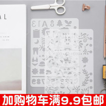 Original Handbill Drawing Template DIY Day Remember This Hand Transcript of lace ruler label box Practical handmade album drawing board