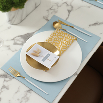 Placing Nordic minimalist modern home waterproof and oil-proof student western placemat insulation Mat high-end restaurant table mat