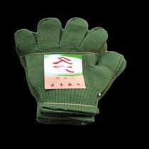 Womens labor insurance gloves Nylon gloves cotton gloves farm work work small S-code wear-resistant non-slip thickening