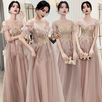 Bridesmaid dress fairy quality 2021 new summer sister dress bridesmaid group dress best friend dress long evening dress female thin