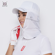 Golf sunscreen ice silk cap around summer ladies neck shading golf mask scarf golf mask