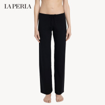 ( New Year's gift )LA PERLA Ms SOUPLE' Pure Color Tether trousers Luxury Home Clothing Pajamas