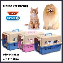 Cat Dog Portable Tote Crate Pet Carrier Kennel Travel Airlin