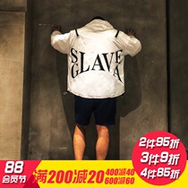 MAXPOWER tide brand fitness light wing sports mens coat loose breathable sunscreen clothing summer pullover sweater