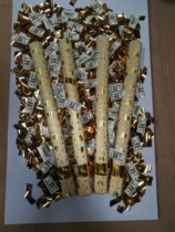 Wedding supplies wedding fireworks flower spray tube spray ribbon flower petal rain hand hand open spray tube salute color gun