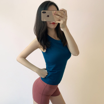 New fitness clothes womens tight yoga short sleeve running t-shirt seamless vest summer sports top