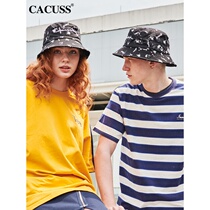 Fishermans hat mens head circumference tide autumn and winter hat printed Grand Yanghat Spring Summer sun hat and female Han version
