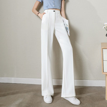 Mularsa Straight Drum High Waist West Suit Pants Woman 2022 Spring Loose Feeling Little Sub Casual Broadleg Tug Pants