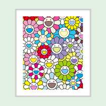  Trend prints]Takashi MurakamiFlower of Heaven-yellow and white global limited 300 edition fidelity 