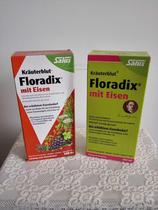 Spot German version of salus floradix maternal iron and gas 500ml red iron green iron
