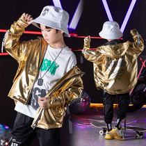 Children Hip Hop Street Dance Suit Boy Autumn Winter Coat Hiphop Play Out To The Tide Clothing Less Handsome Qi Walking Show Clothing