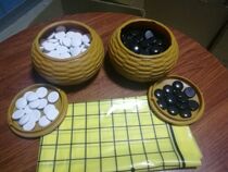 Black and white go 361 resin melamine standard game go set anti-straw fine porcelain go box