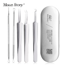 Meng Daier stainless steel acne needle cell clip blackhead acne needle acne needle squeeze acne tool to blackhead set
