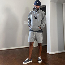 fg fog fear of god Season 6 main line tide FG rich embroidery loose hoodie High Street