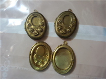 In the 1980s collar copper photo clip heart shape and other 6 models