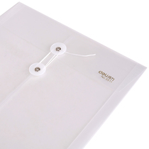 Able 5511 waterproof file bag A4 dossier bag transparent resume bag information notes containing test paper bag button bag