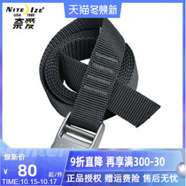 Naai NiteIze pulley lock webbing car strapping machine rope tensioner luggage fastening strap