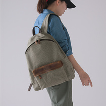 Backpack men and women fashion trend Han edition large capacity travel package casual minimal computer shoulder bag bag bag pupil bag bag