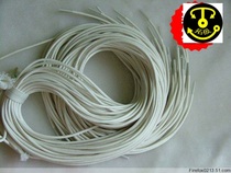 Martin Boots Leather Leather Shoes Laces Waxed White Fine Round Laces 2 5MM 50-250 Cm Outdoor Laces