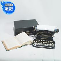 Western Antiquity US 1921 Kuluna Corona machinery English typewriter function ok nostalgic swing piece folding