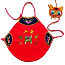 Babys baby end with five poisonous bellies embroidered with five poisonous childrens childrens belly-care newborn tiger 100-year-old