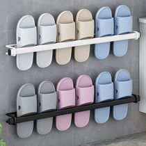 Bathroom-free Punching Slippers Rack Toilet Shelve shoes Shelves Shoes Simple home Toilet Wall-mounted Racks