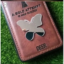 Small size self-pasted monolithic slices on the back of the mobile phone with a small mirror makeup mirror with convenient small size trunk shell