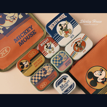 South Korea 3CE Mickey retro Time Travel Limited iron box set blush lipstick six color eye shadow disc cosmetic bag