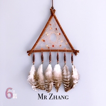 MR ZHANG Zhangs hand for original dream net Lost Indian feather hanging decoration artistic gift retro