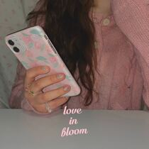(Order) musemood Korea love in bloom Apple phone case half pack hard case