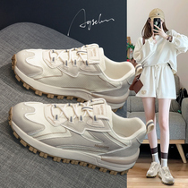 Waff Agam Shoes Female 2022 New Winter Ins is light and easy to take the autumn and winter leisure sports dad shoes female