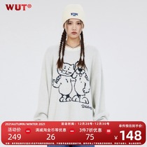(WUT official store) winter series original design cat dog artist co-name imitation mink sweater